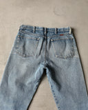 1990s - Faded Rustler Jeans - 33x28