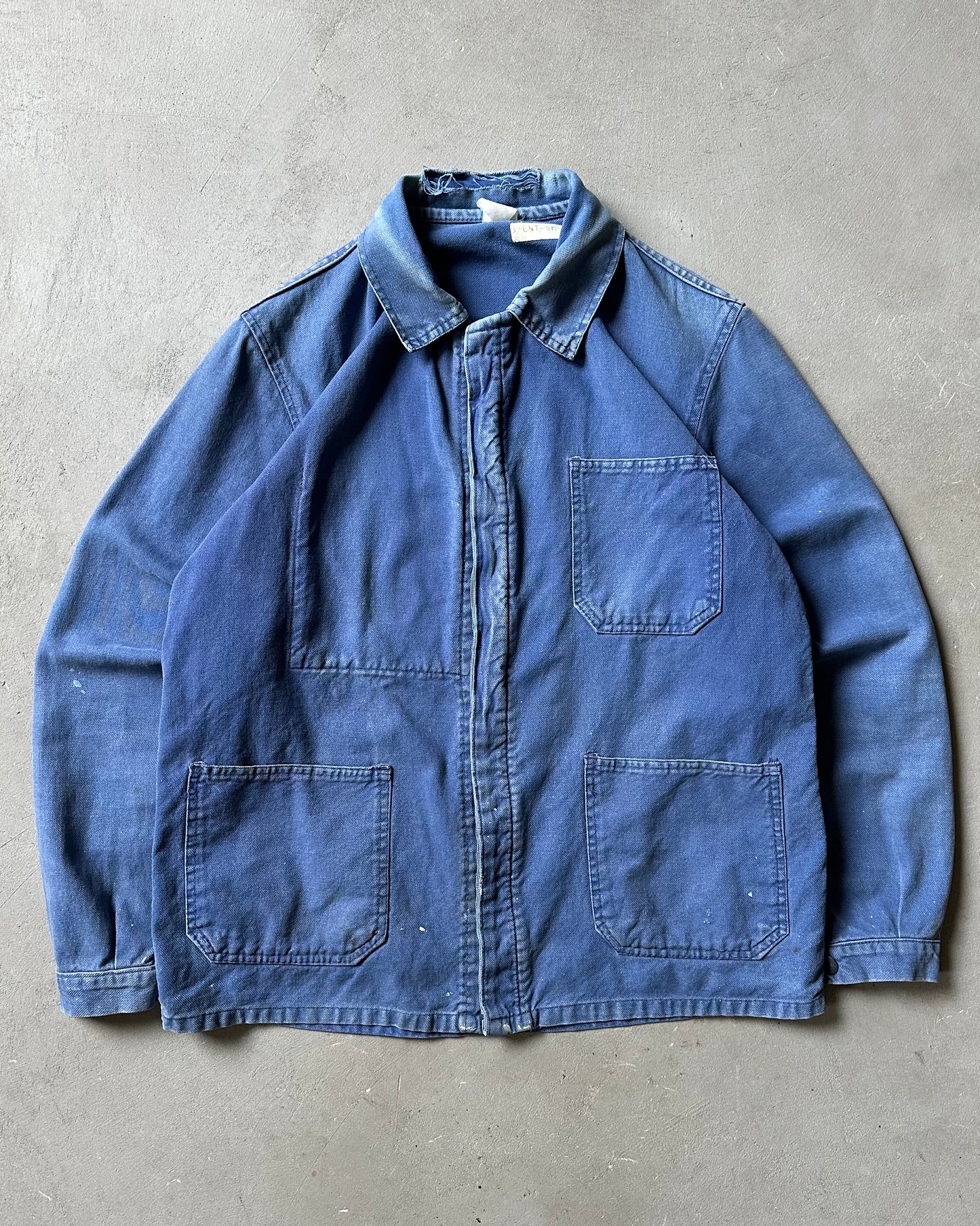 1980s - Distressed Blue Euro Chore - M