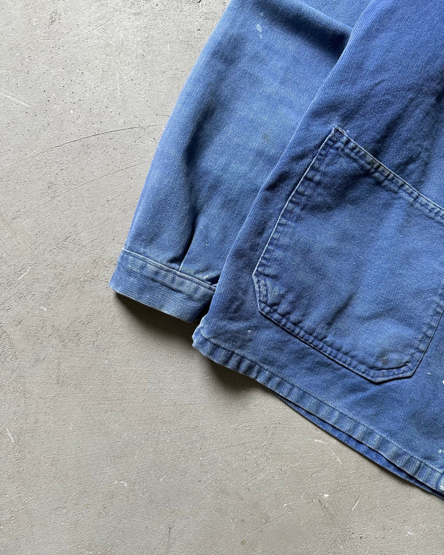 1980s - Distressed Blue Euro Chore - M
