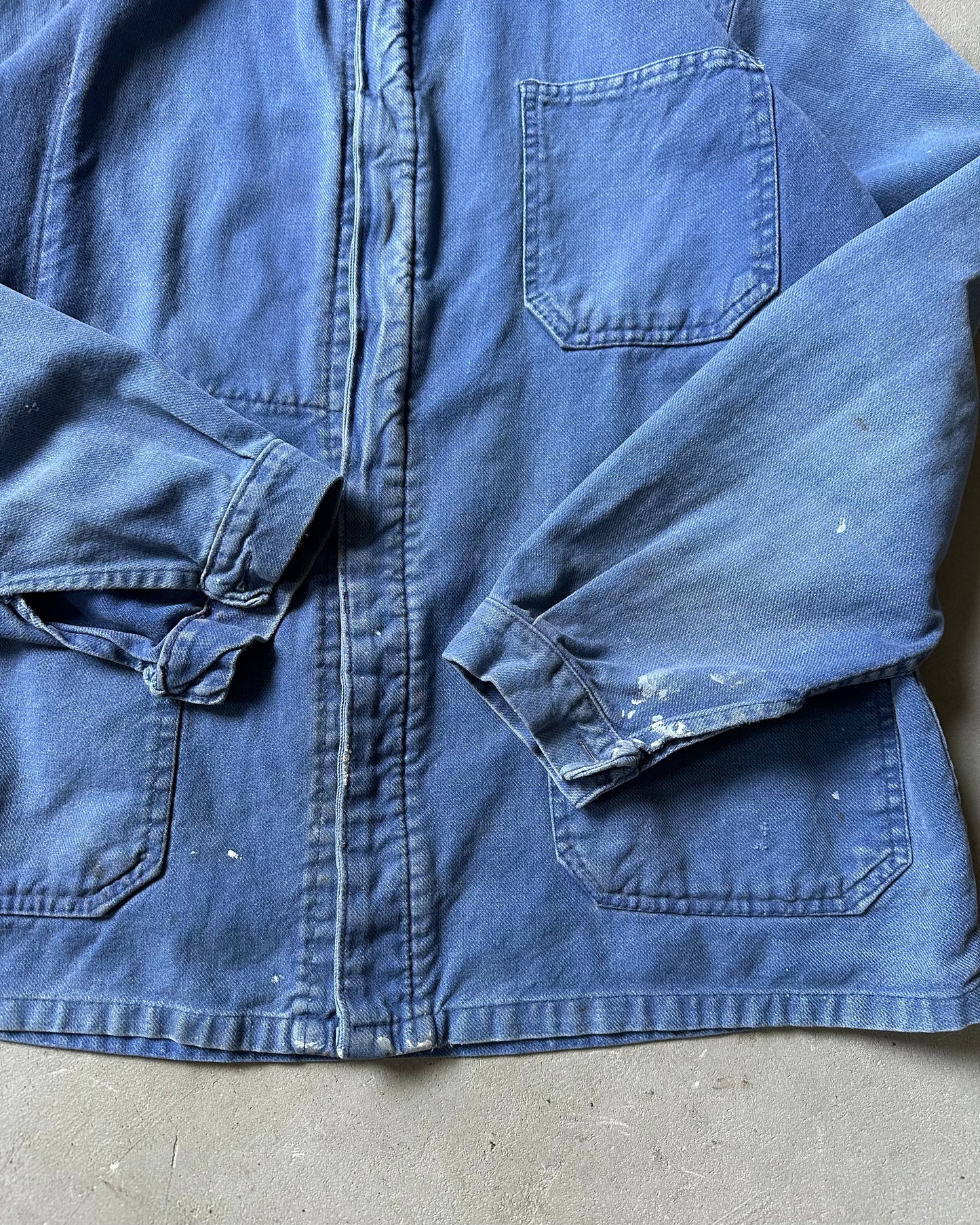 1980s - Distressed Blue Euro Chore - M