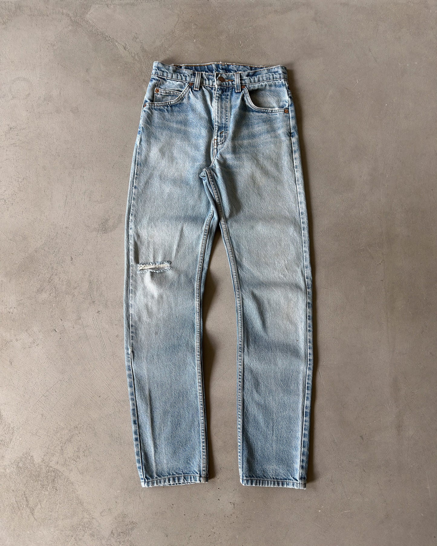 1980s - Distressed 505 Orange Tab Levi's Jeans - 26x33