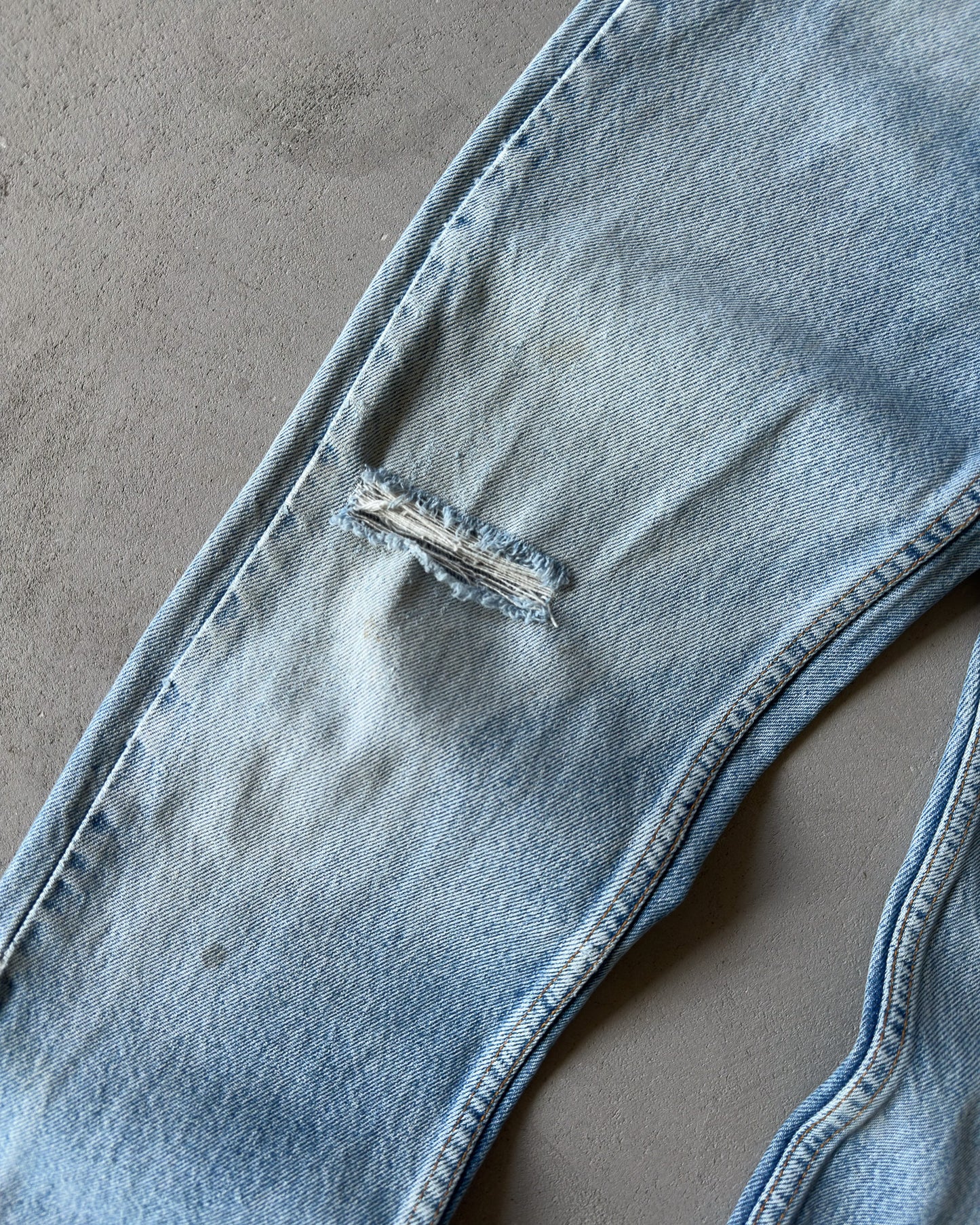 1980s - Distressed 505 Orange Tab Levi's Jeans - 26x33