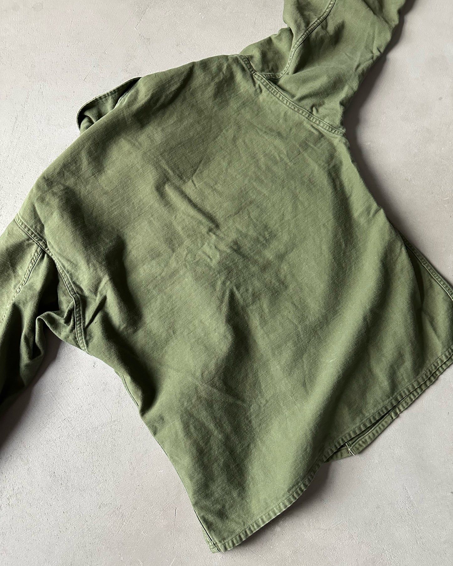 1980s - Green OG-107 Military Button Up - M