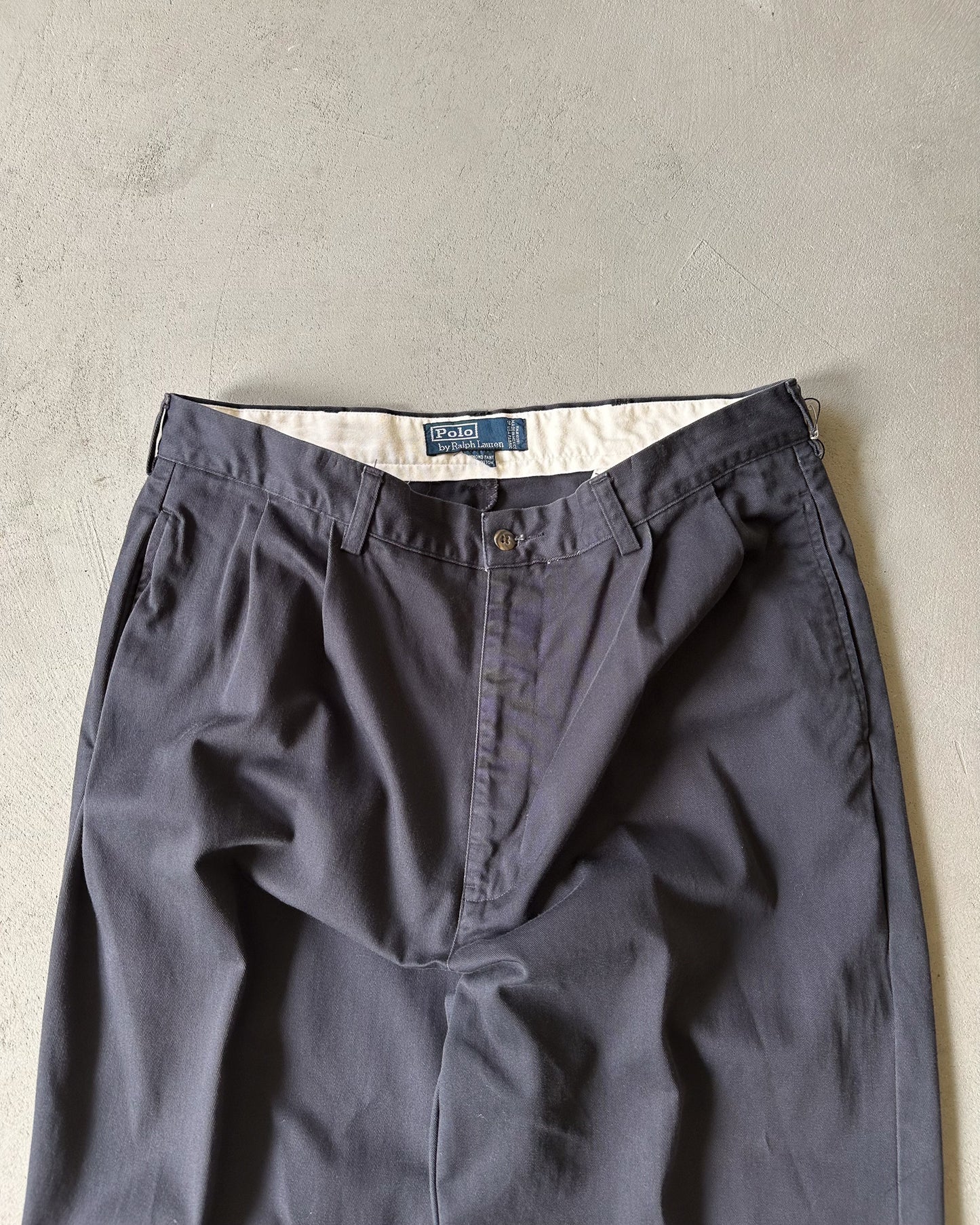 1990s - Navy Polo RL Hammond Pants - 34x30