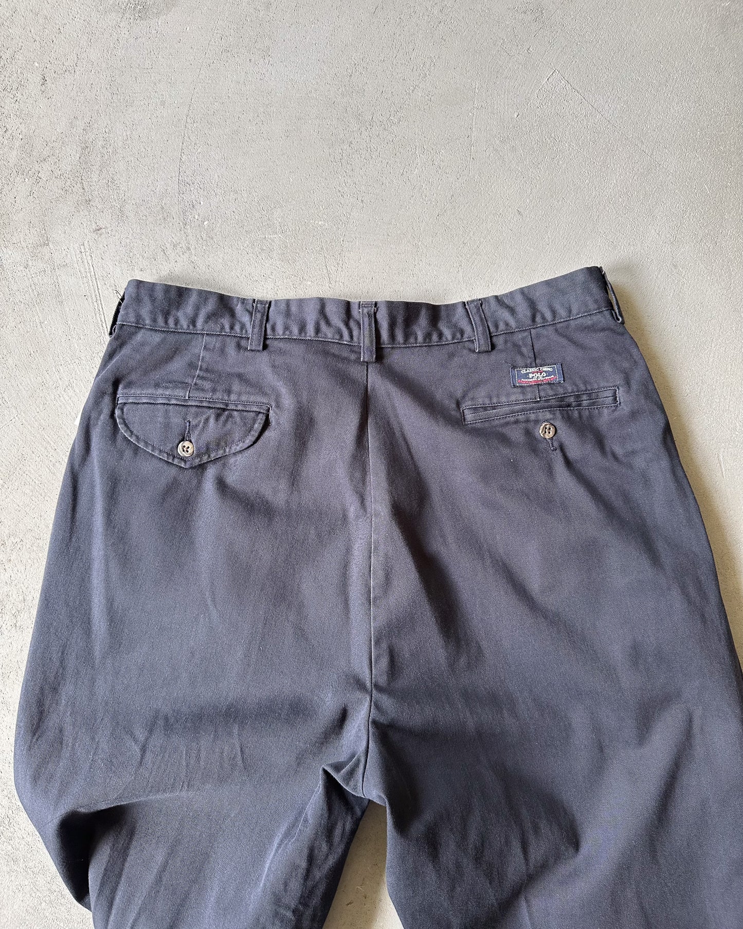 1990s - Navy Polo RL Hammond Pants - 34x30