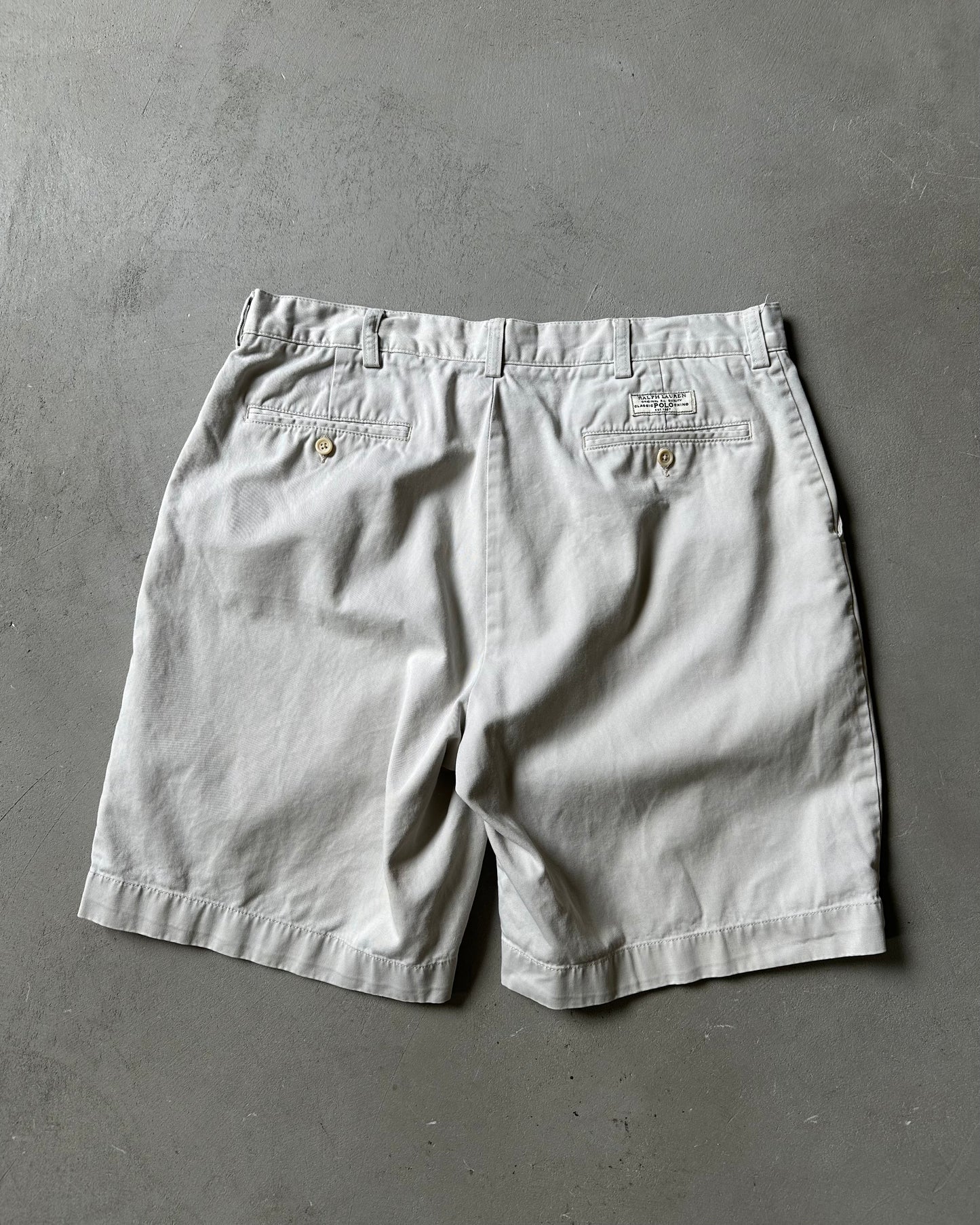 Années 2000 - Short de prospect crème Polo RL - 34