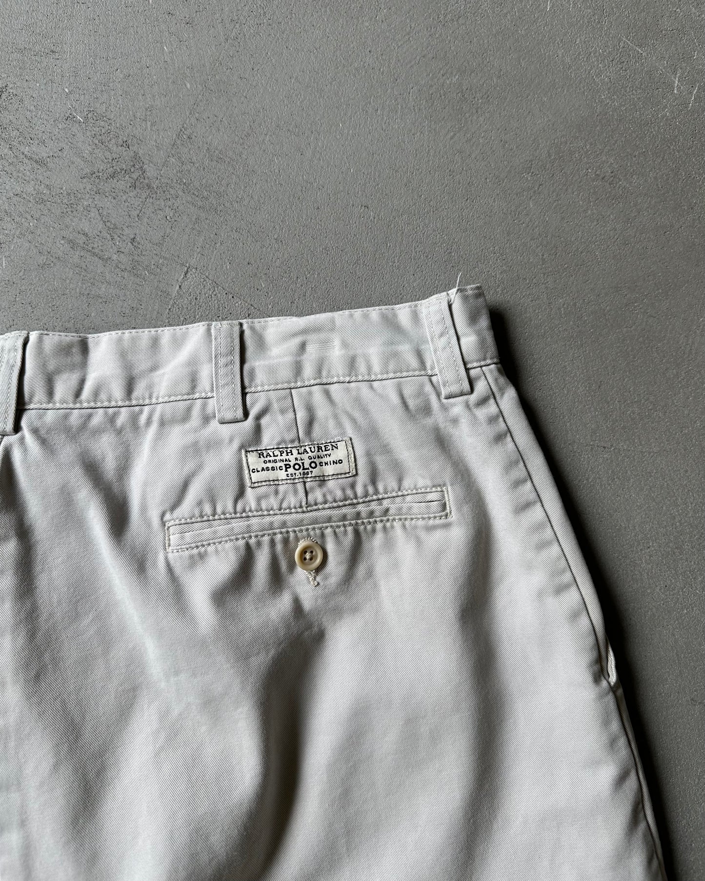 Années 2000 - Short de prospect crème Polo RL - 34