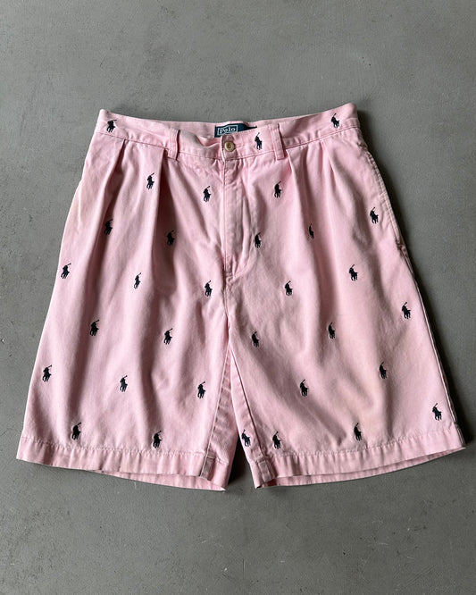 Années 2000 - Short rose Tyler Polo RL - 32
