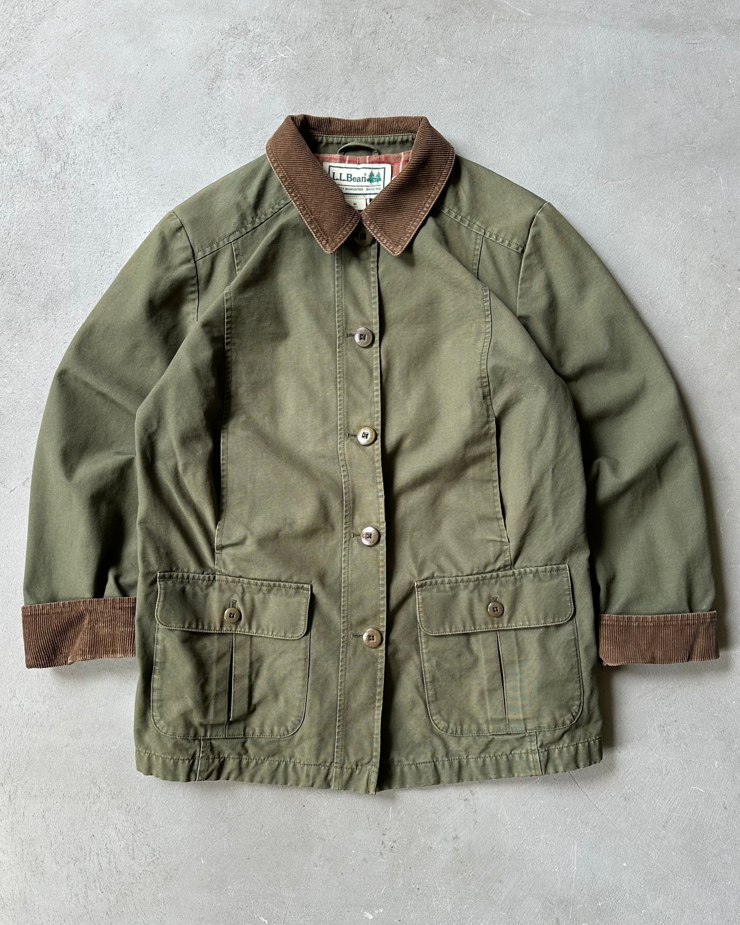 2000s - Green L.L.Bean Barn Coat - (W)M