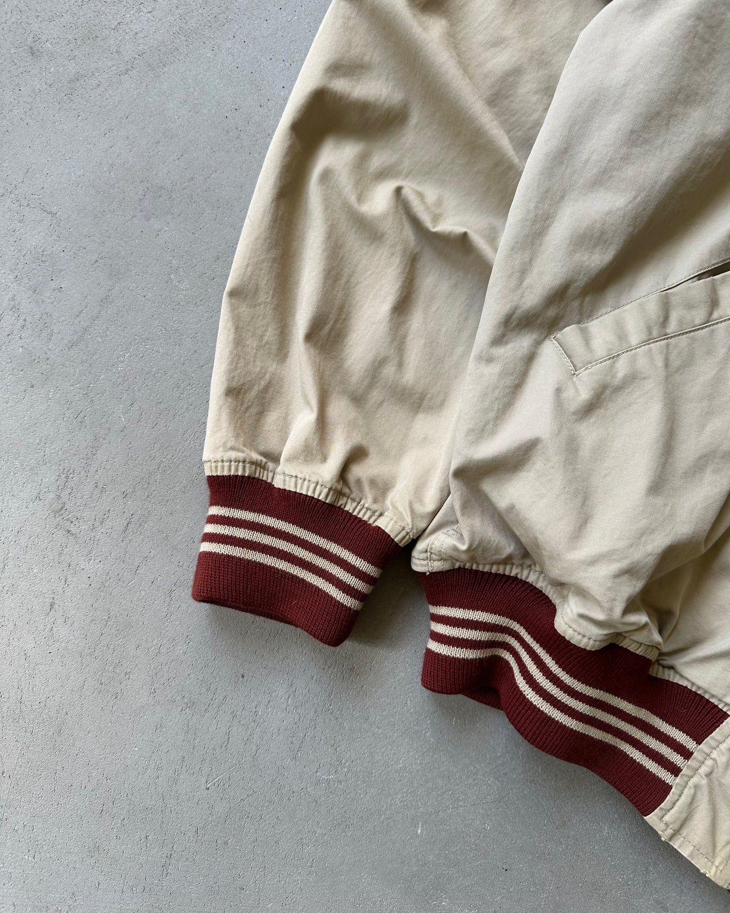 1990s - Tan/Brown Chevignon Light Bomber Jacket - XL