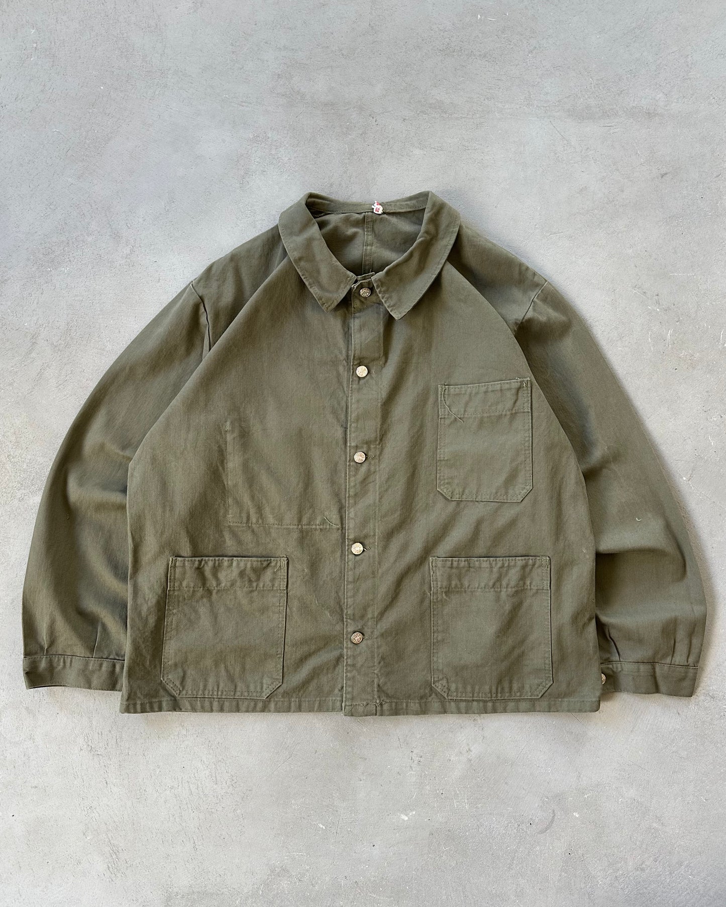 1970s - Green Chore Overshirt - XL/XXL