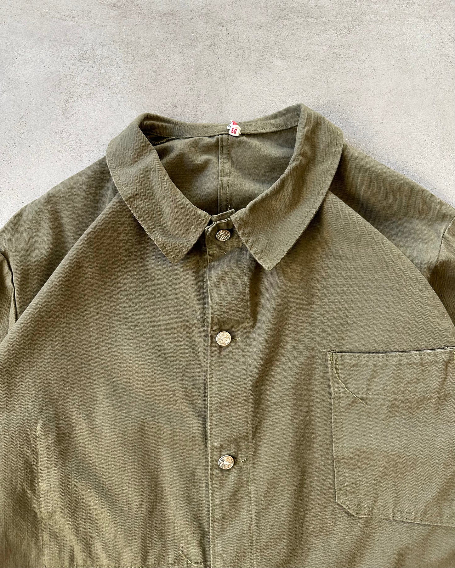 1970s - Green Chore Overshirt - XL/XXL