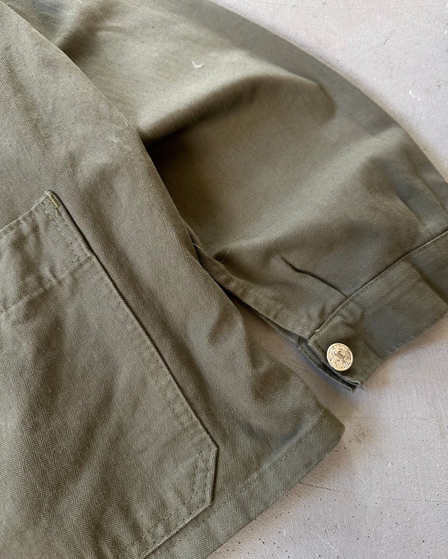1970s - Green Chore Overshirt - XL/XXL