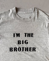 1980s - Grey "I'm The Big Brother" T-Shirt - XS