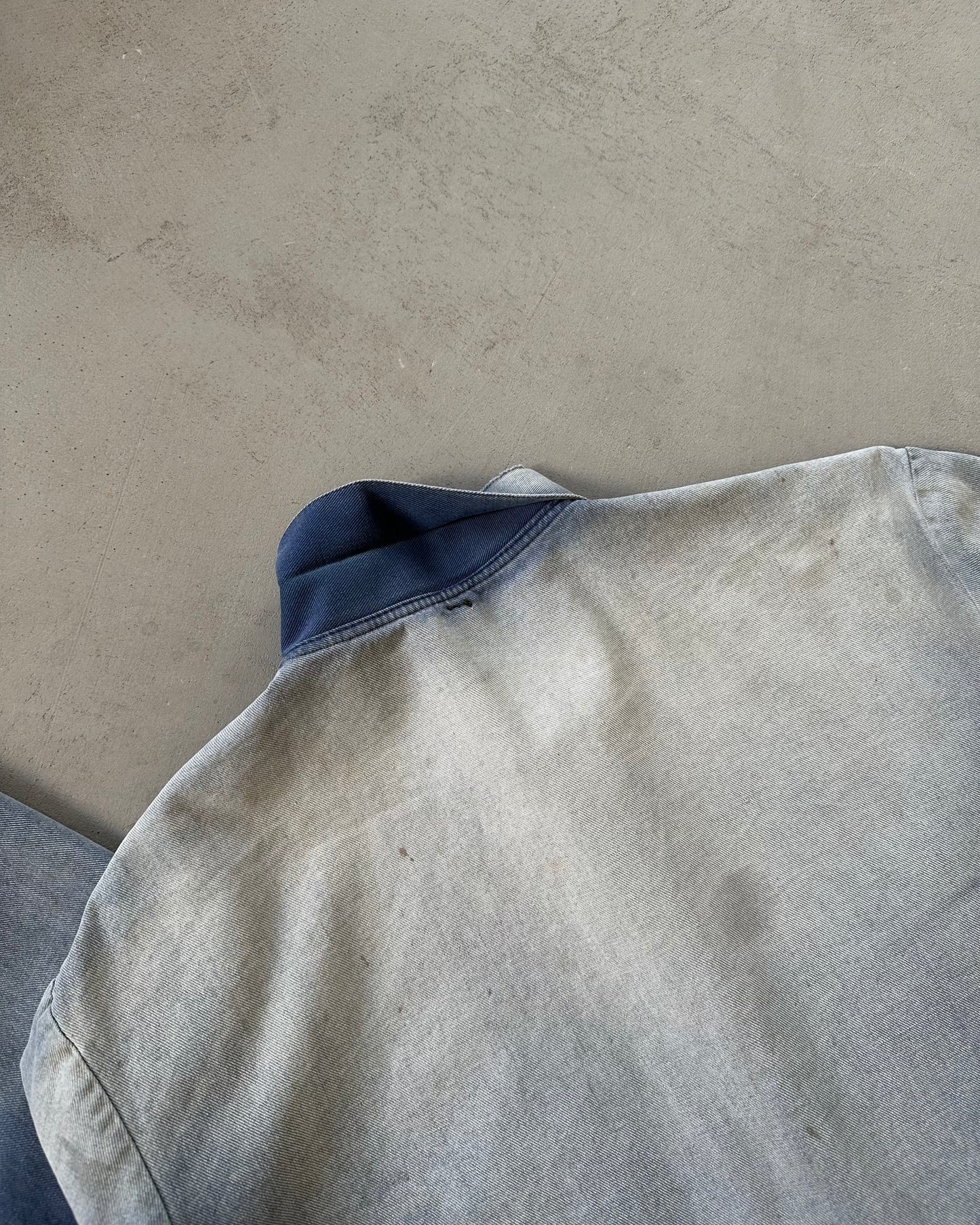 1960s - Distressed Blue French Chore - M/L