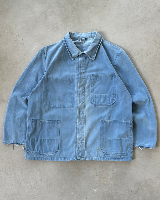 1970s - Distressed Blue French Chore - S/M
