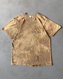 1980s - Bleached Pocket T-Shirt - M