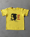 1990s - Yellow "Fight For Freedom" T-Shirt - XXS/XS