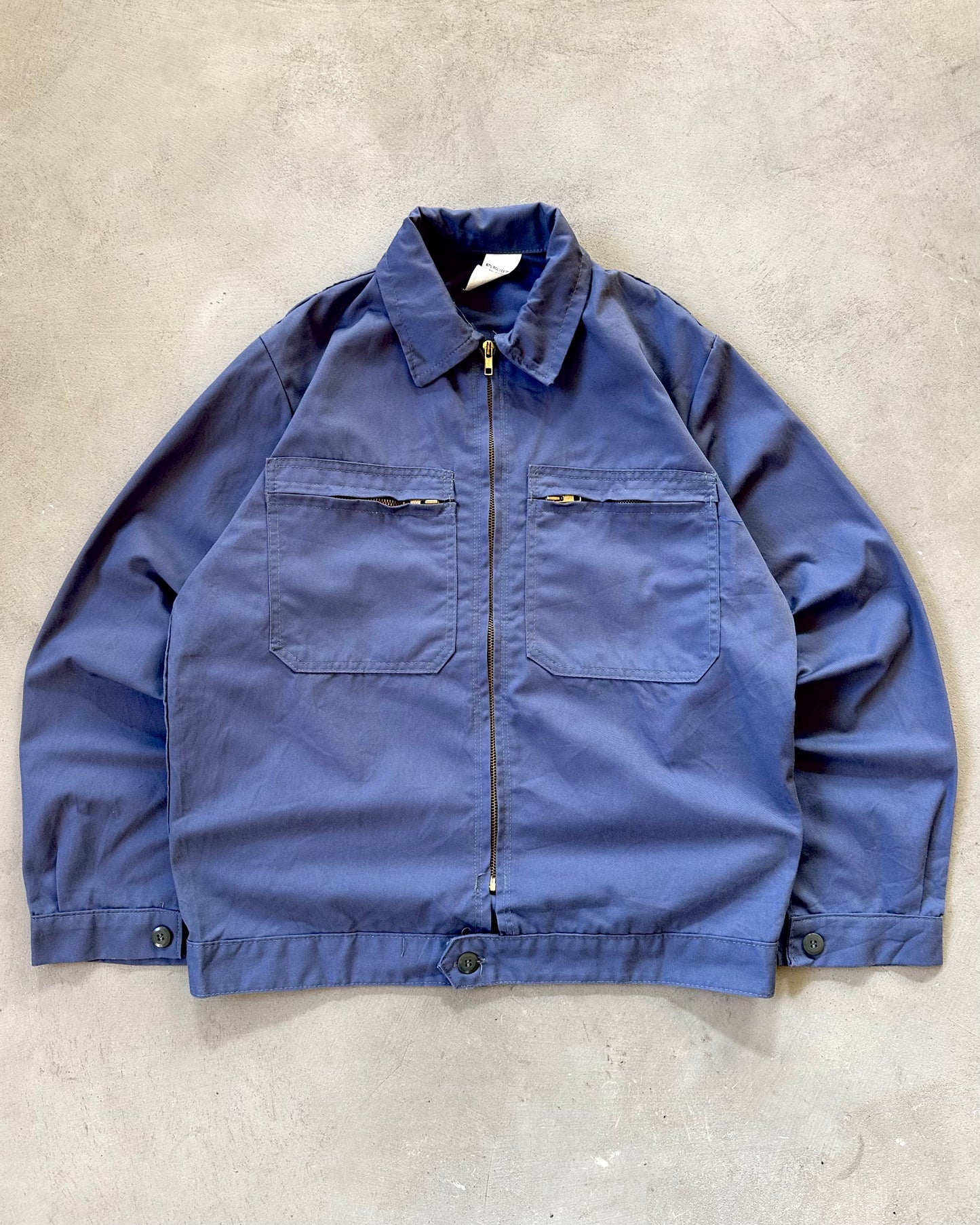 2000s - Blue French Work Light Jacket - M