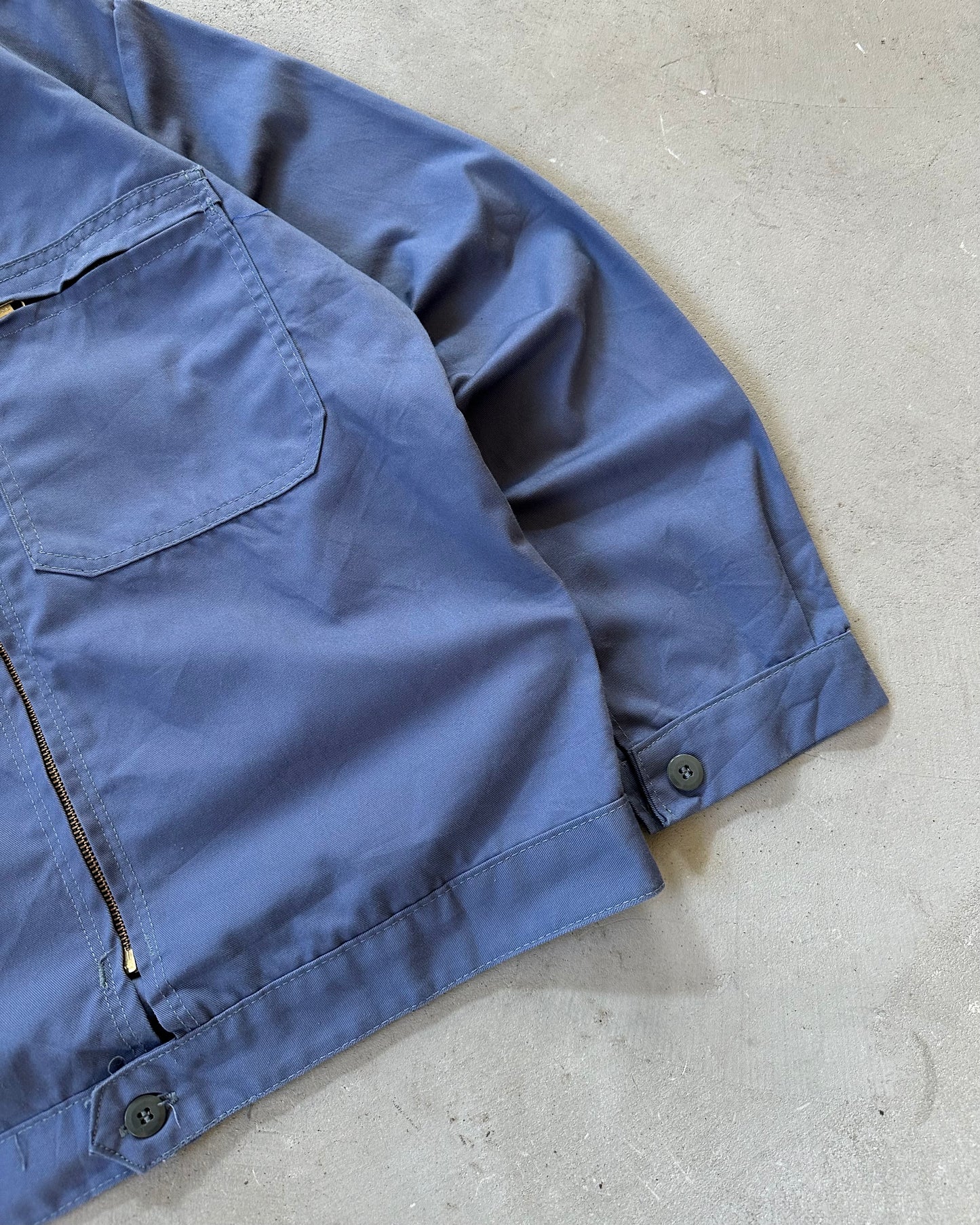 2000s - Blue French Work Light Jacket - M