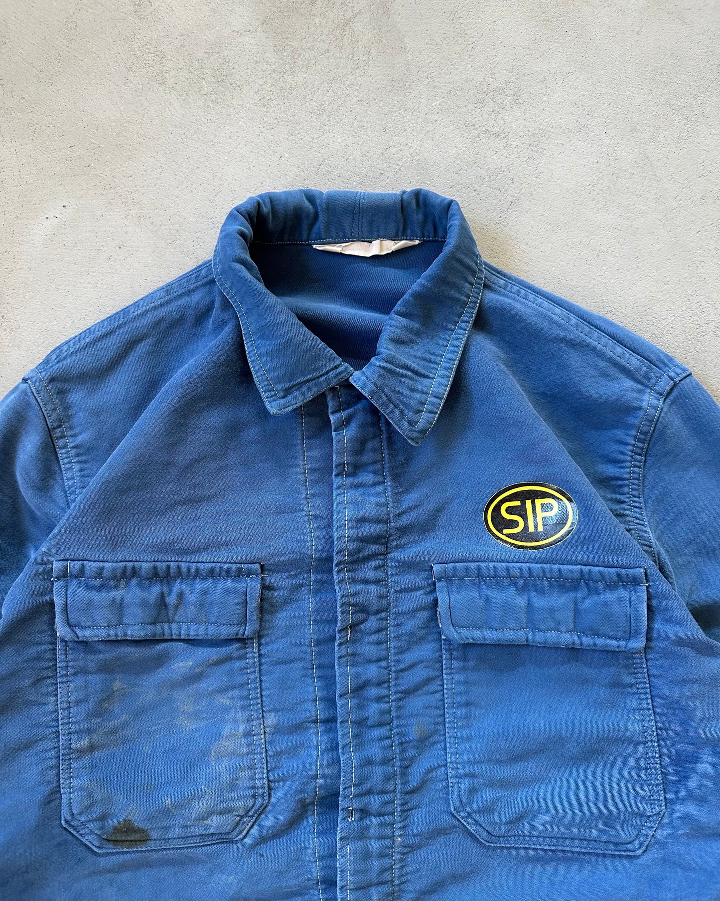 1970s - Faded Blue SIP French Chore - S