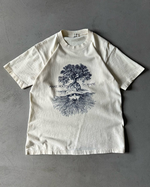 1970s - Cream "Make Roots In Maine" T-Shirt - XS/S