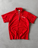 1970s - Red "Danny" Zip Polo - XXS/XS