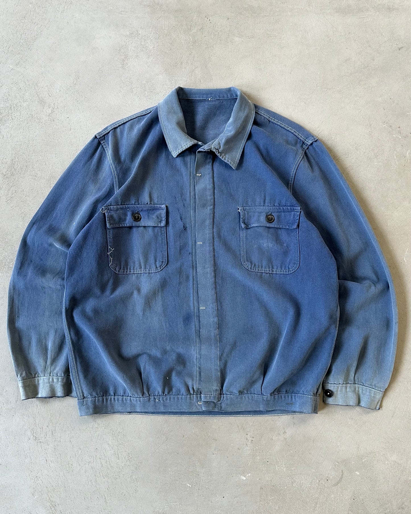 1960s - Faded Blue French Chore - L/XL