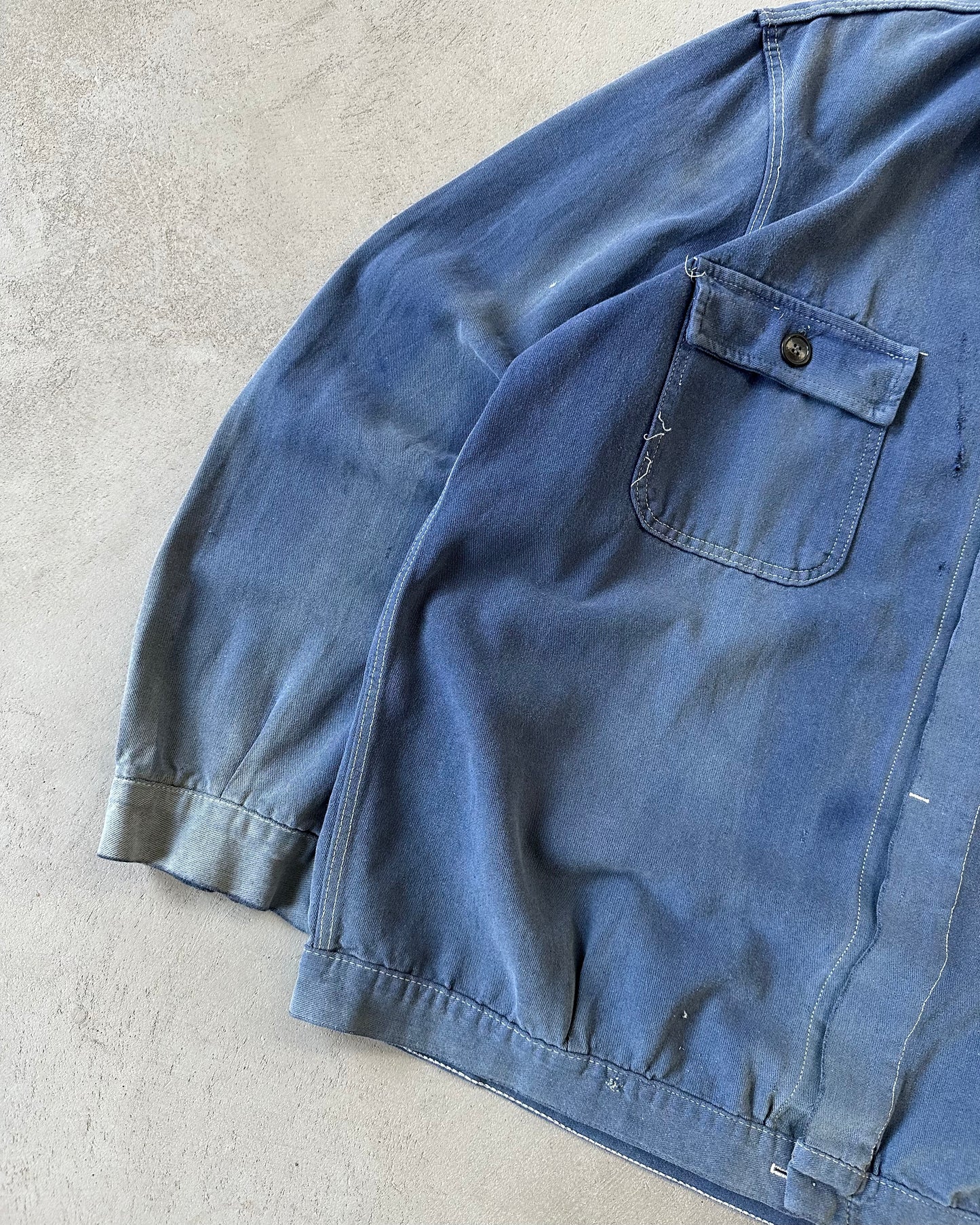 1960s - Faded Blue French Chore - L/XL