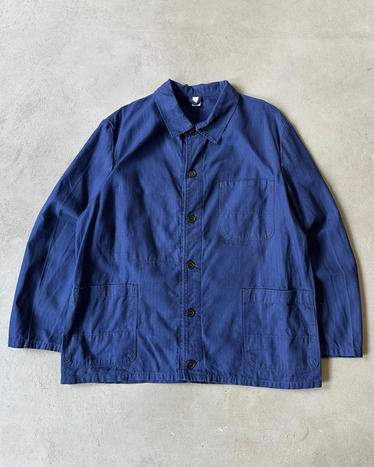 1970s - Blue HBT German Chore - XL
