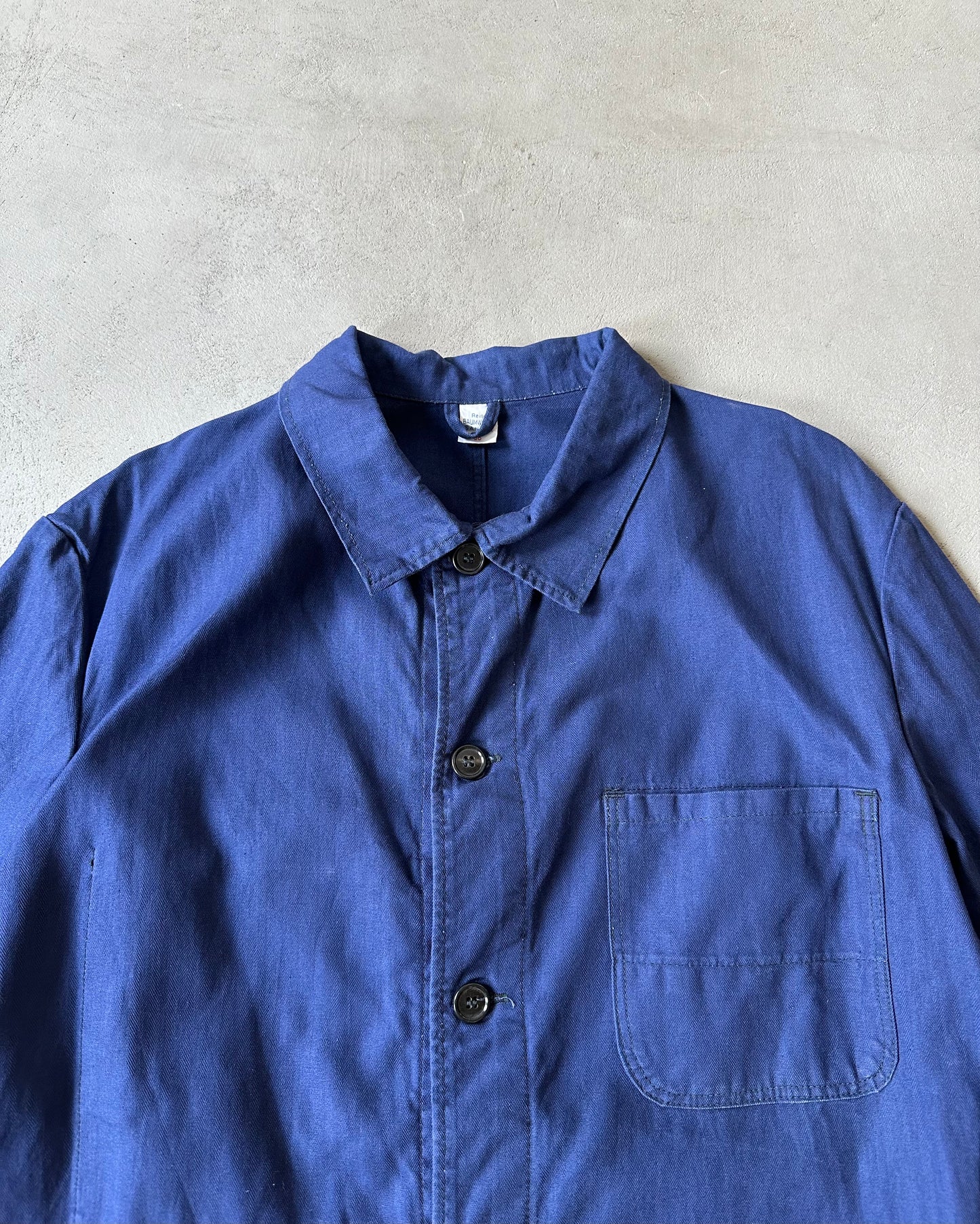 1970s - Blue HBT German Chore - XL