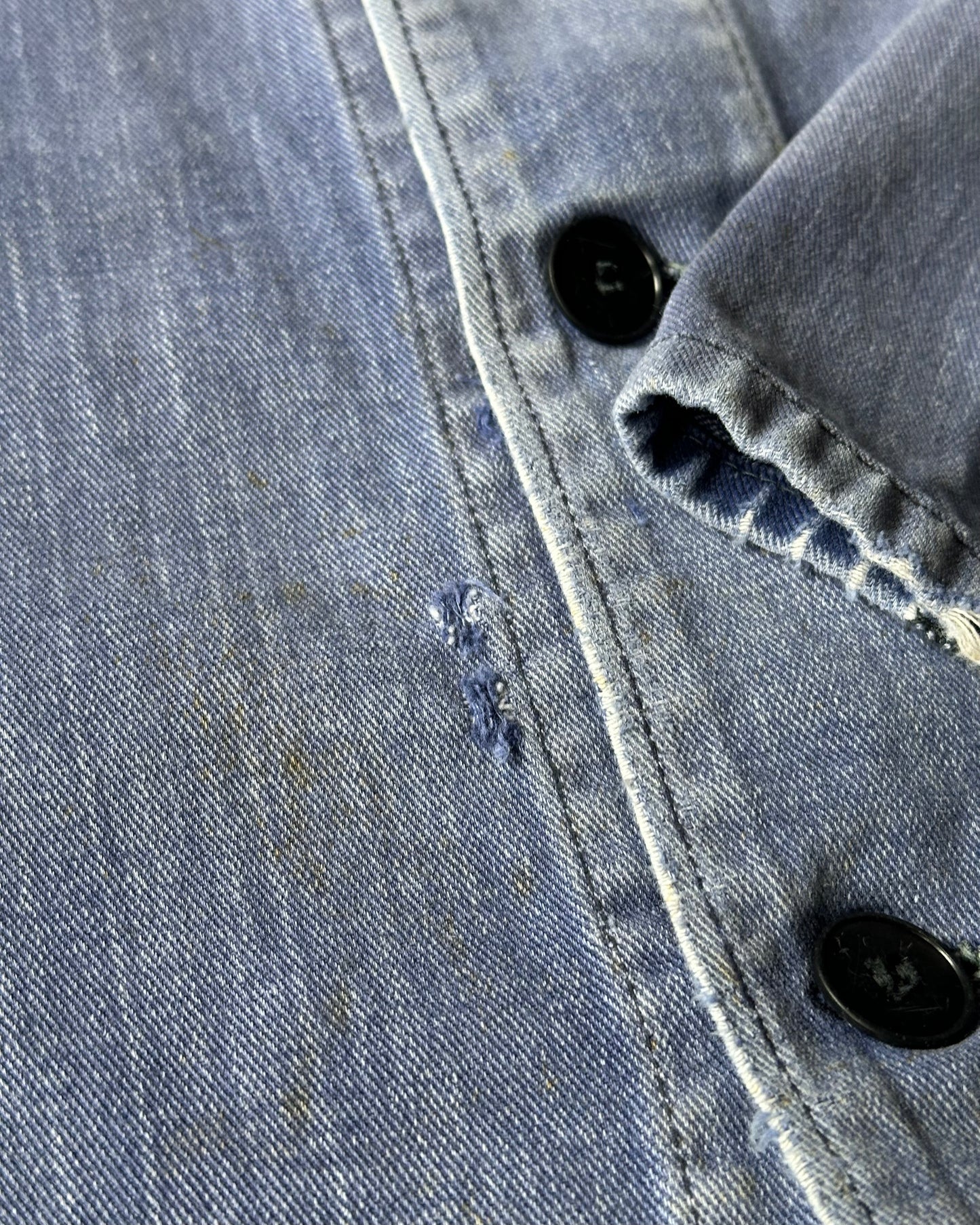 1970s - Faded Blue Euro Chore - M