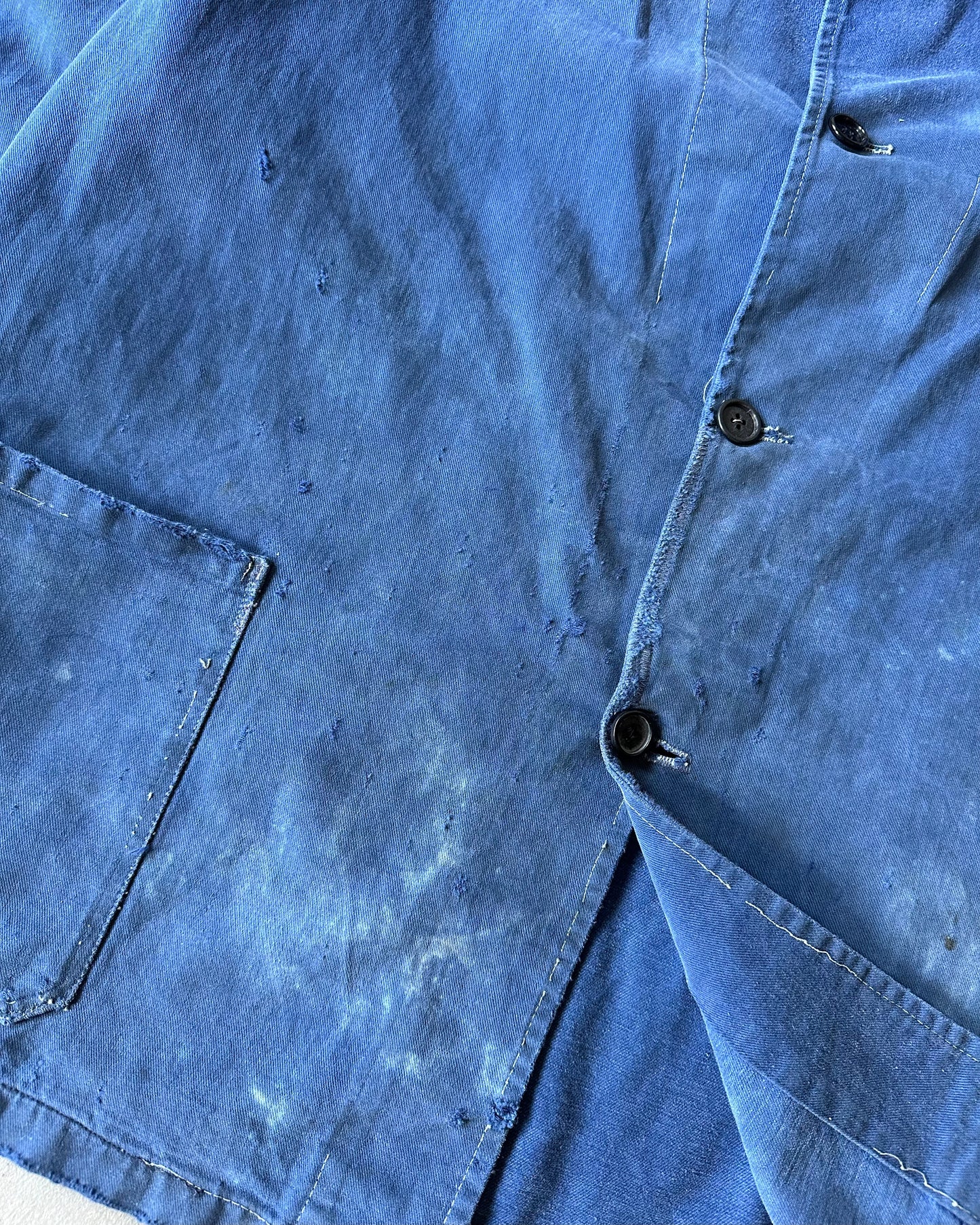 1960s - Distressed Blue French Chore - L/XL