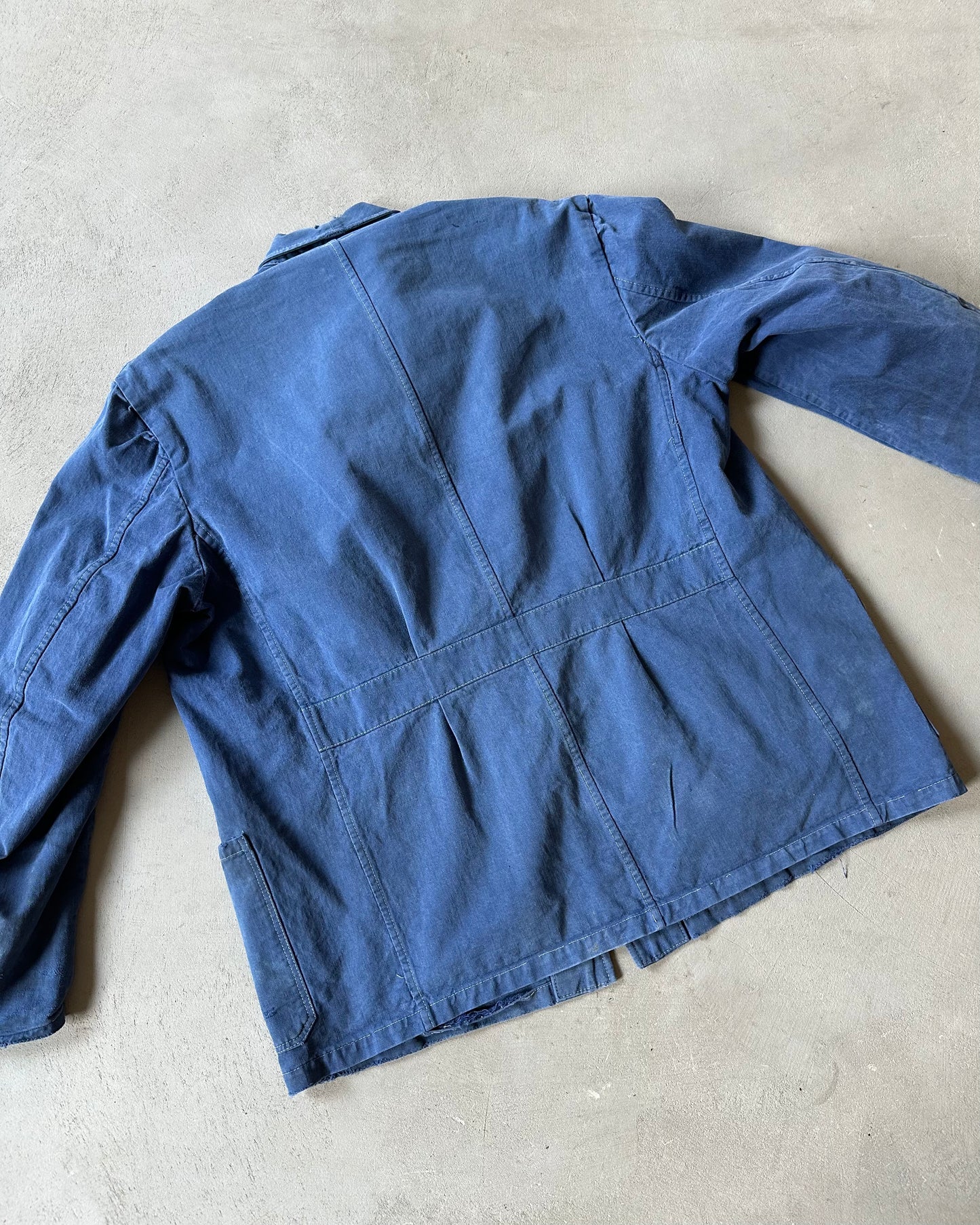 1960s - Distressed Blue French Chore - L/XL