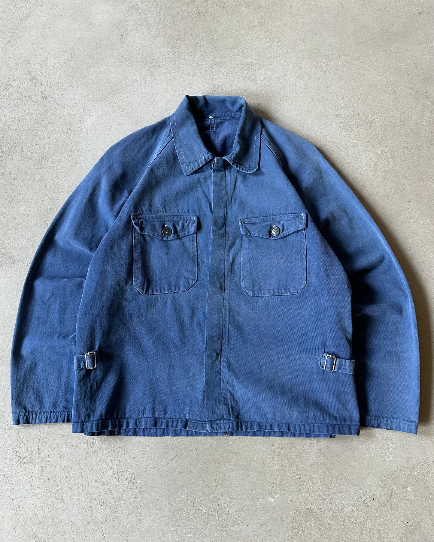 1960s - Blue Raglan French Chore - S/M