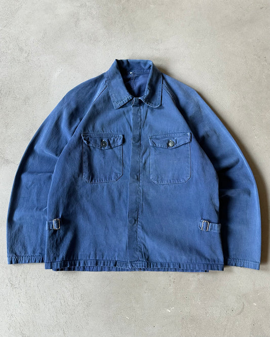 1960s - Blue Raglan French Chore - S/M