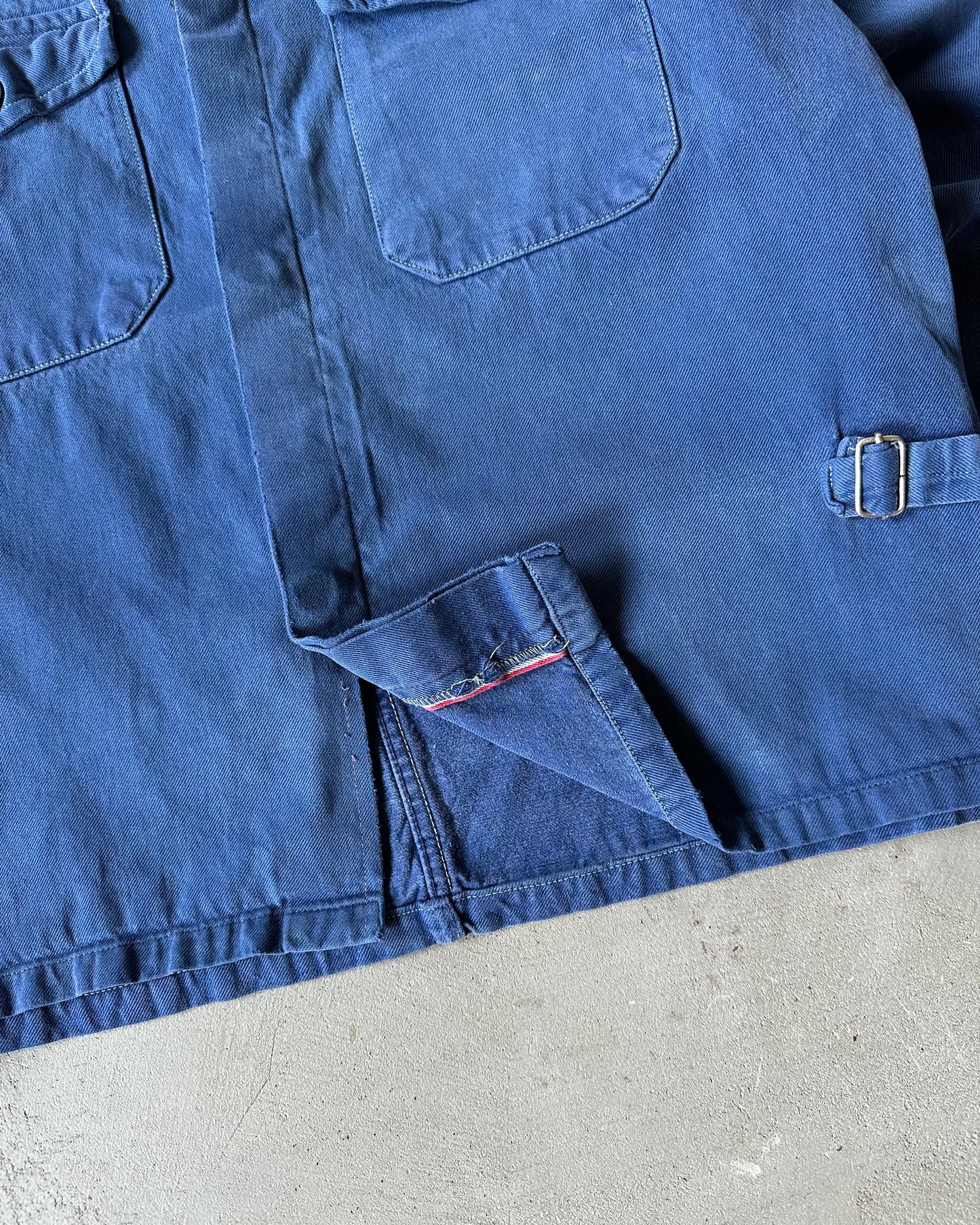 1960s - Blue Raglan French Chore - S/M