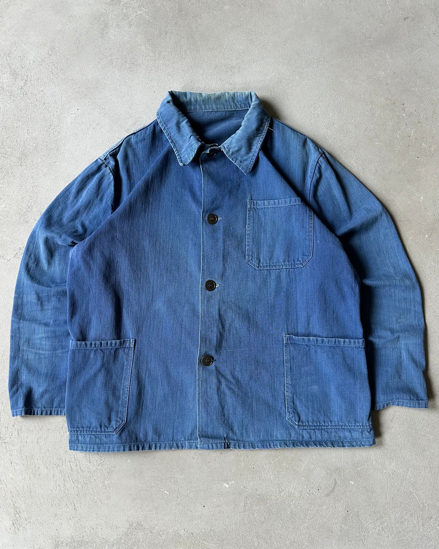 1960s - Faded Blue Euro Chore - L(Short)