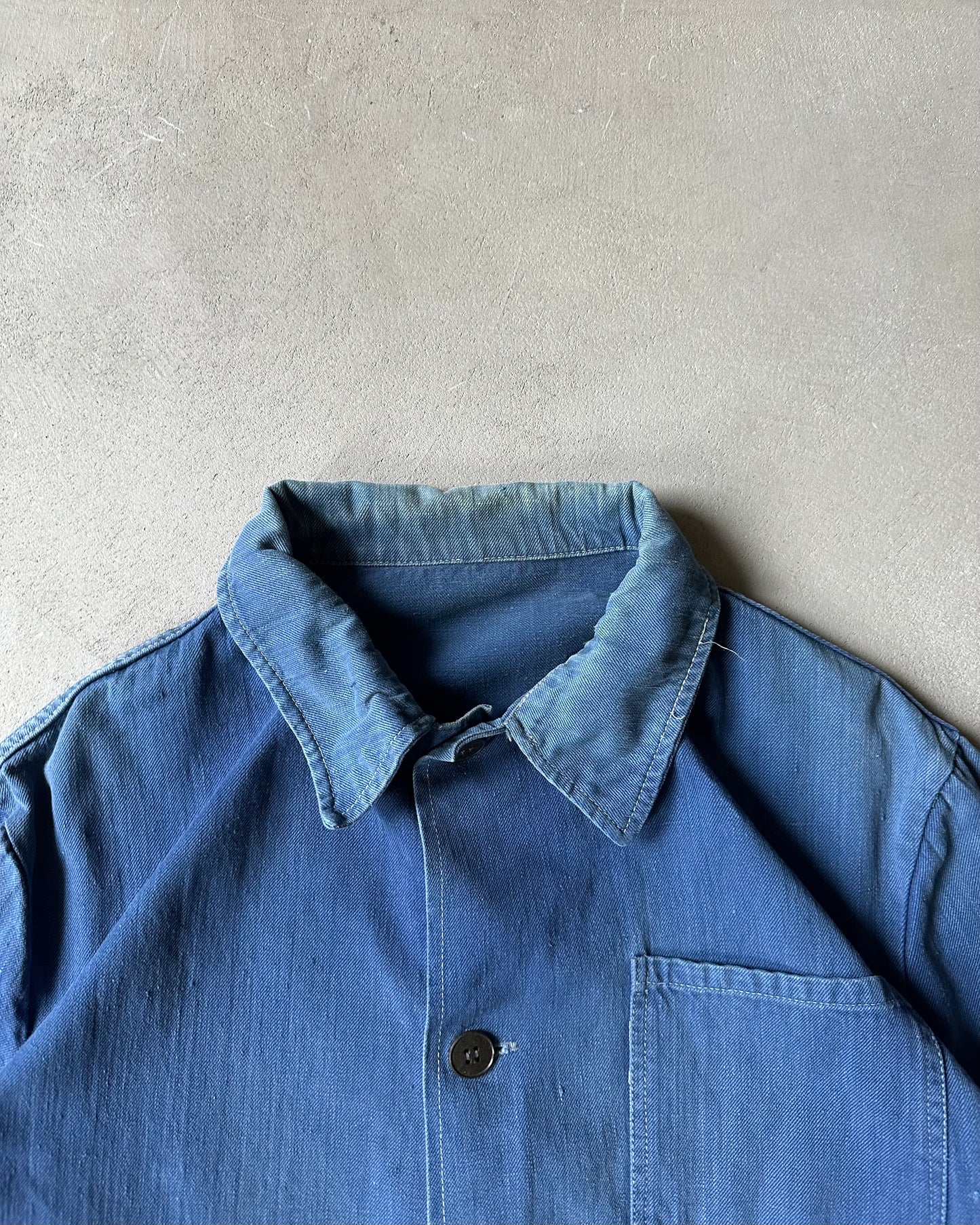 1960s - Faded Blue Euro Chore - L(Short)