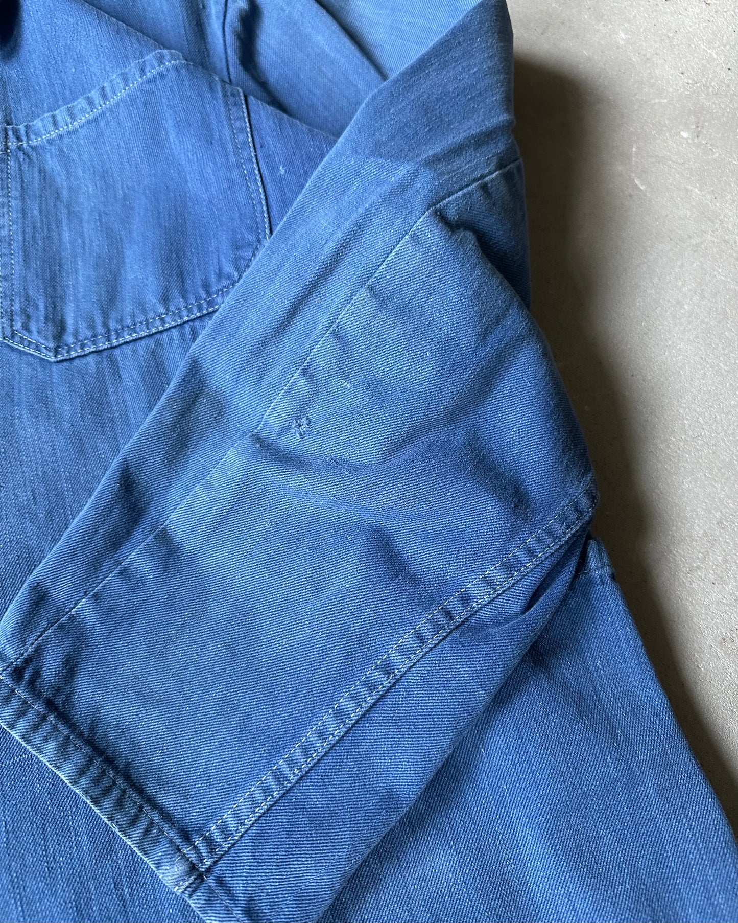 1960s - Faded Blue Euro Chore - L(Short)