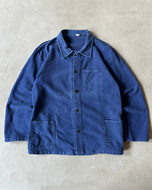 1980s - Blue Moleskin French Chore - XL/XXL