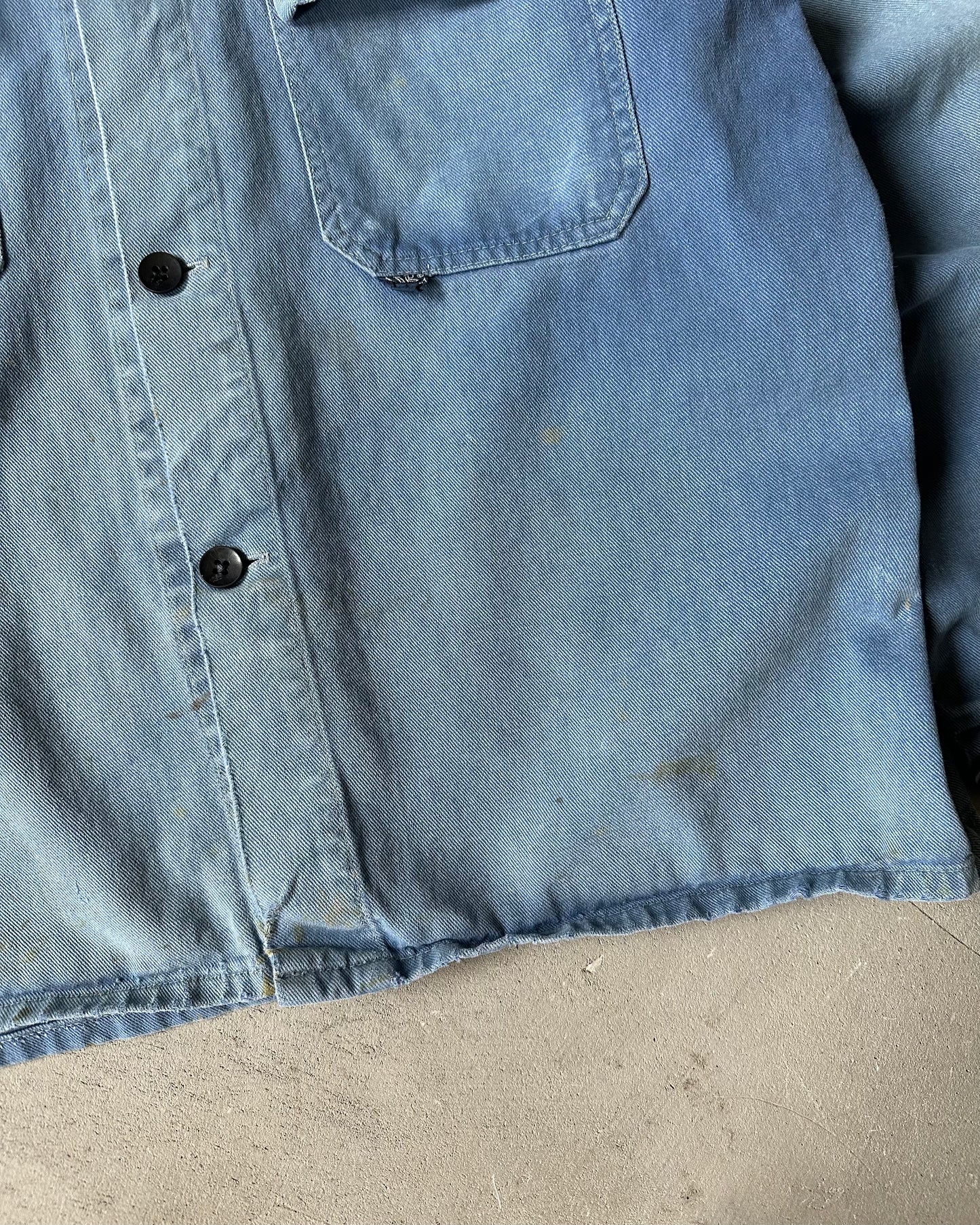 1970s - Faded Blue Euro Chore - M