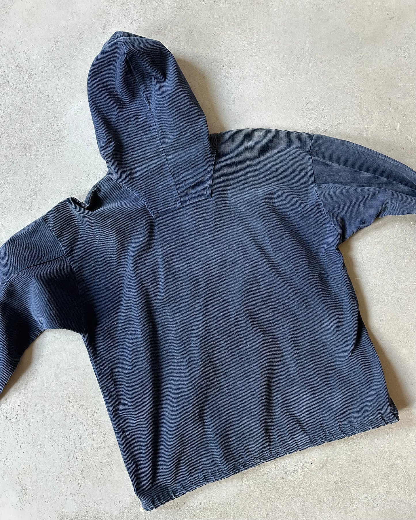 1980s - Navy Corduroy French Anorak - M