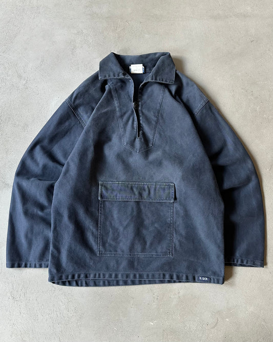 1990s - Navy French Fisherman Overshirt - M/L