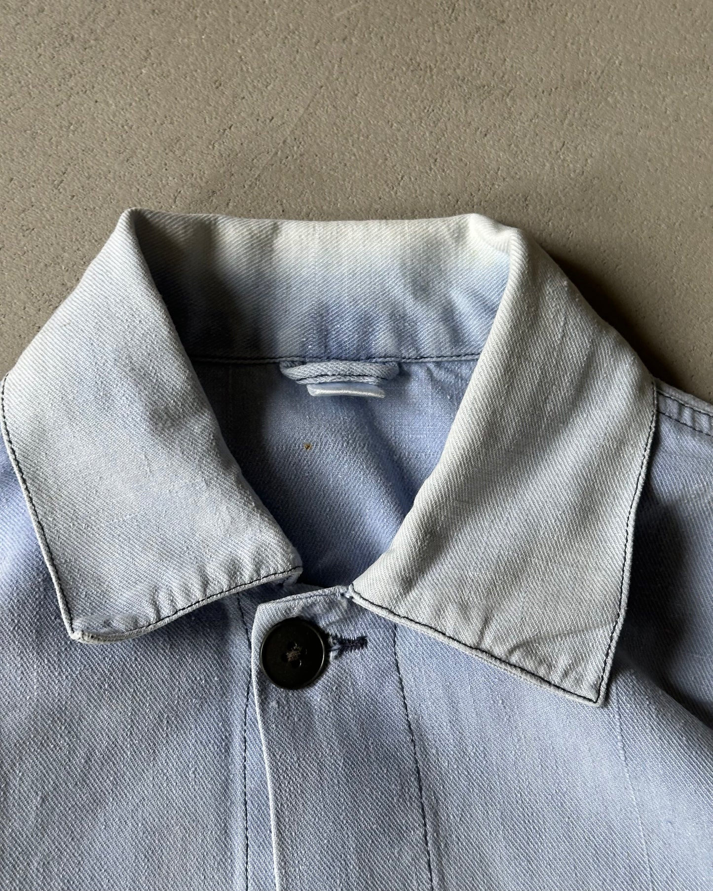 1970s - Distressed Blue Euro Chore - S/M