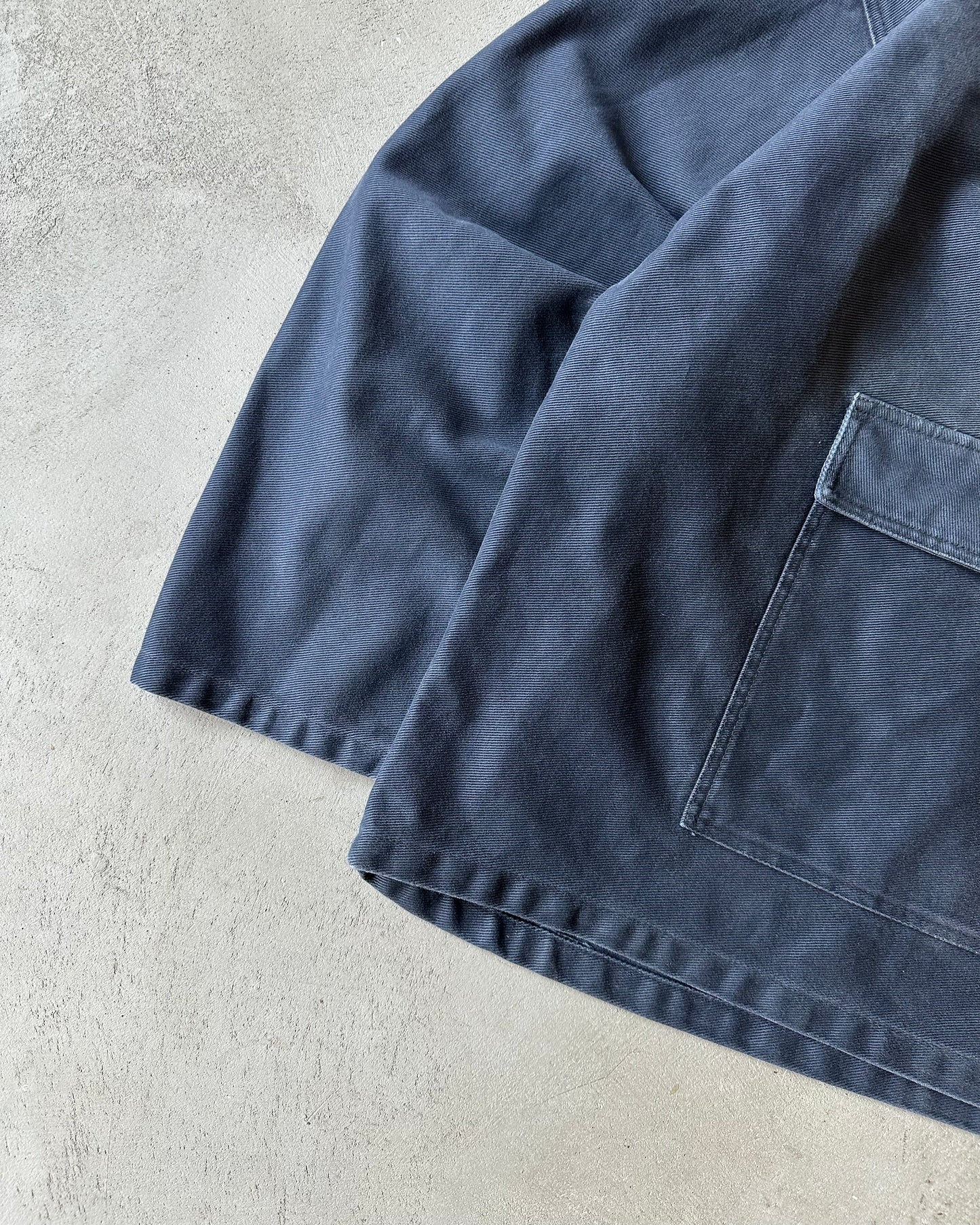 1990s - Navy French Fisherman Overshirt - M/L
