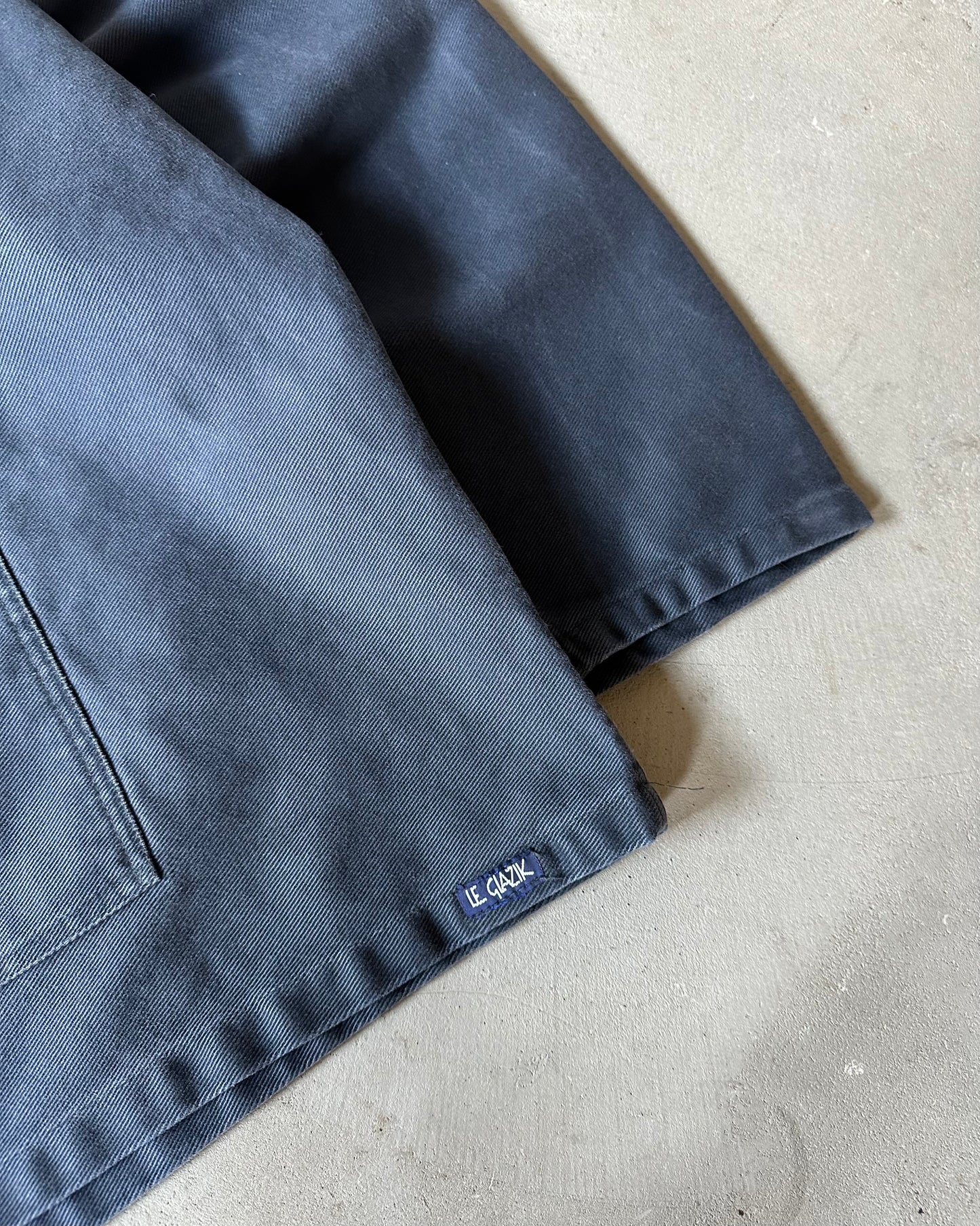 1990s - Navy French Fisherman Overshirt - M/L