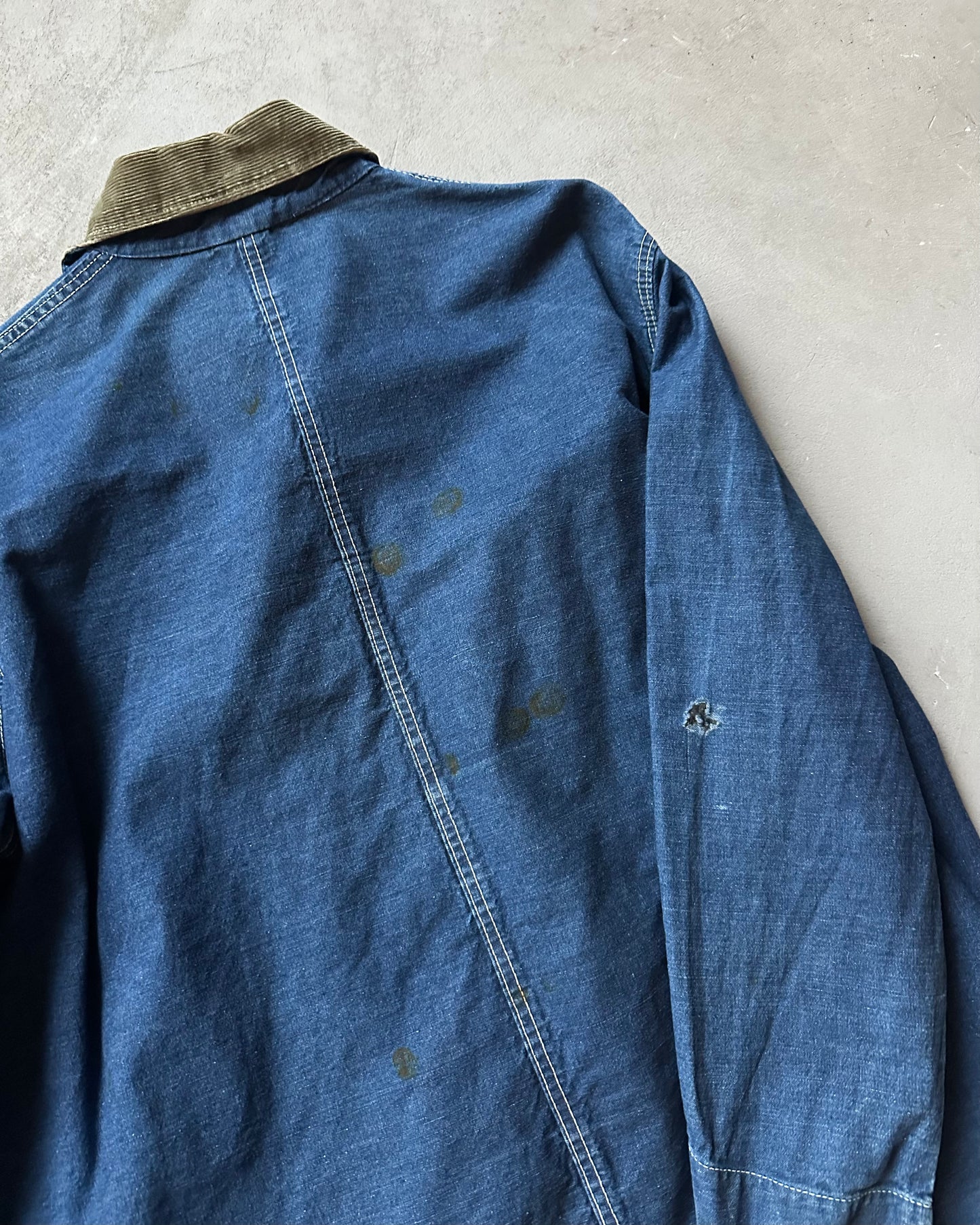 1970s - Distressed Rifle Chore Coat - XL