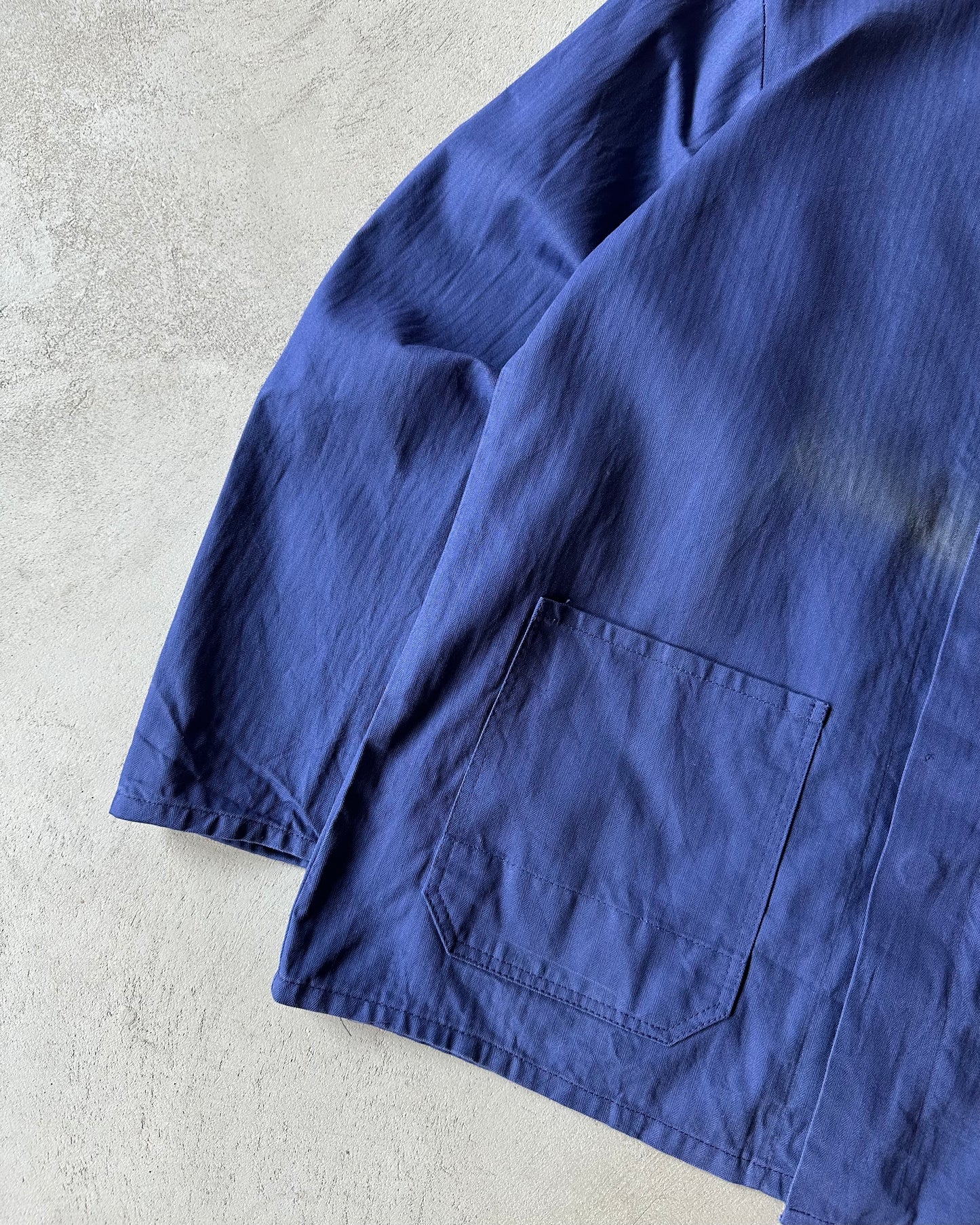 1990s - Faded Blue HBT German Chore - XL