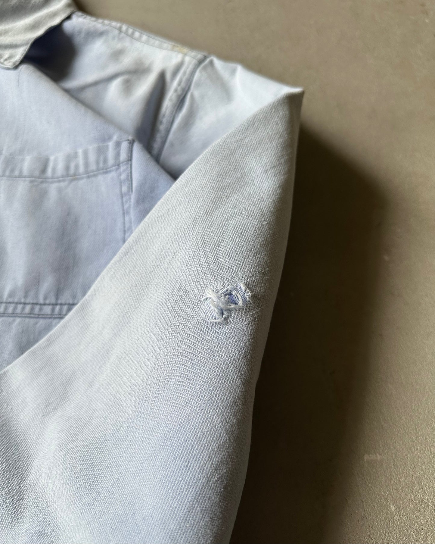 1970s - Distressed Blue Euro Chore - S/M